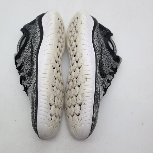 Nike Free RN Flyknit Shoes Men's 11 Gray Running Sneakers  Athletic 942838-101 - Picture 8 of 9